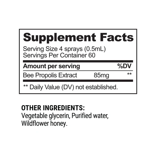 Propolis Immune Support Throat Spray-2pc